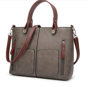 Vintage PU Shoulder Bag Female Causal Handbag