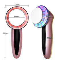 Load image into Gallery viewer, 6 in1 Ultrasound Body Photon LED Therapy Facial Massager

