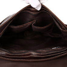 Load image into Gallery viewer, Brown Oil Wax Leather One Shoulder Messenger Bag
