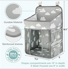 Load image into Gallery viewer, Portable Baby Crib Organizer Bed Hanging Bag
