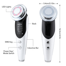 Load image into Gallery viewer, 7-in-1 Facial Massager EMS Micro-current Color Light
