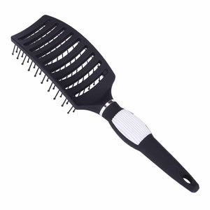 Fluffy Large Curved Comb Wide Tooth Anti-slip Hair Comb