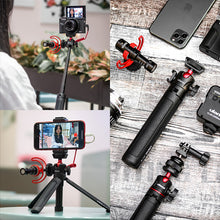 Load image into Gallery viewer, Upgraded Extended Tripod Phone Camera Selfie Stick
