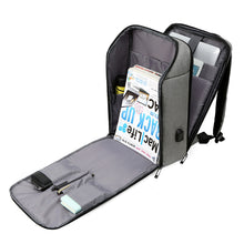 Load image into Gallery viewer, Male Business Laptop Backpack With USB Charging Port
