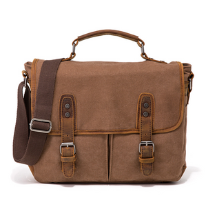 Canvas Briefcase Handbag Shoulder Bag