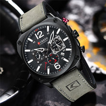 Load image into Gallery viewer, Waterproof Belt Six Hand Calendar Quartz Watch
