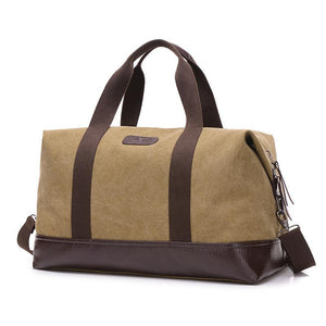 Canvas Handbag Men's Casual Shoulder Portable Travel Bag