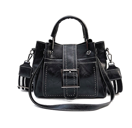 PU Leather Bucket Bag Handbag Shoulder Bag