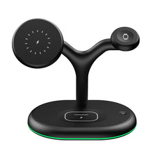 Load image into Gallery viewer, Three-in-one Magnetic Phone Headset Watch Wireless Charger
