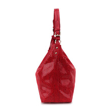 Load image into Gallery viewer, Lady's Casual Solid Color Snake Pattern Shoulder Bag
