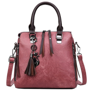 Single Shoulder Solid Color Wild Bag Women's Handbag