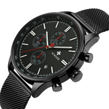 Load image into Gallery viewer, Multi-function Men's Sports Watch Mesh Belt Quartz Watch
