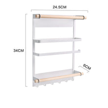 Load image into Gallery viewer, Magnetic Adsorption Refrigerator Side Rack Wall-mounted
