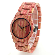 Load image into Gallery viewer, Bamboo Wood Color Dynamic Wooden Watch
