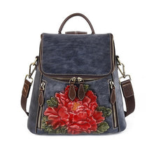 Load image into Gallery viewer, Large Capacity High Quality Leather Multi-Purpose Backpack
