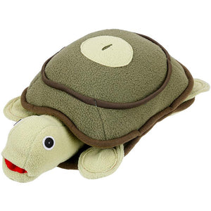 Dog Puzzle Tortoise Plush Toy (Green 22x40x10cm)