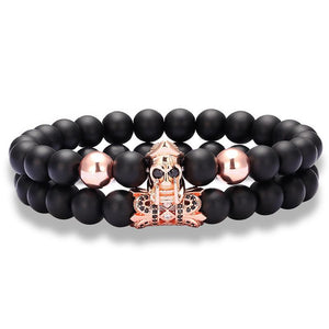 Roman Warrior Bracelet Jewelry Scrub Stone Zircon Bracelet