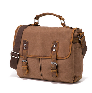 Canvas Briefcase Handbag Shoulder Bag