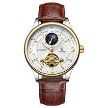 Load image into Gallery viewer, Leather Strap Men's Automatic Mechanical Watch
