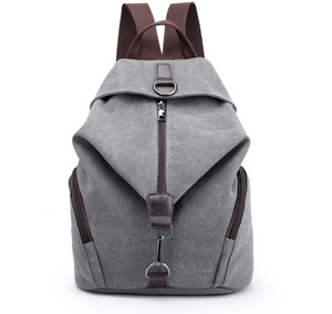 Fashion Canvas Handbag Retro Casual College Wind Backpack