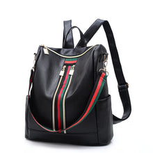 Load image into Gallery viewer, Double Zipper Large Capacity Ladies Backpack
