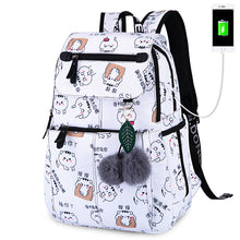 Load image into Gallery viewer, Large Capacity Printed Waterproof Travel Backpack

