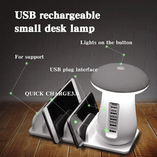 Load image into Gallery viewer, Mushroom Lamp LED Lamp Holder USB Charger
