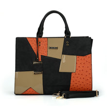Load image into Gallery viewer, Geometric Pattern Single Shoulder Stitching Ladies Handbag
