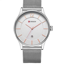 Load image into Gallery viewer, Net Belt Waterproof Watch Calendar Casual Business Watch

