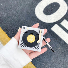 Load image into Gallery viewer, Retro Creative Gramophone Nostalgic Silicone Headphone Case
