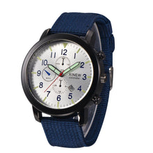 Load image into Gallery viewer, Men's Watch Nylon Band Calendar Quartz Watch

