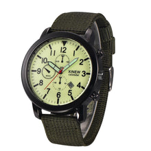 Load image into Gallery viewer, Men's Watch Nylon Band Calendar Quartz Watch
