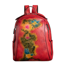 Load image into Gallery viewer, Large Capacity Three Dimensional Embossed Vintage Backpack
