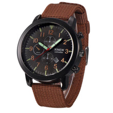 Load image into Gallery viewer, Men's Watch Nylon Band Calendar Quartz Watch

