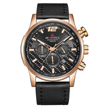Load image into Gallery viewer, Men's Casual Luminous Quartz Leather Watch
