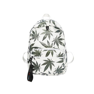 Maple Leaf Print Backpack