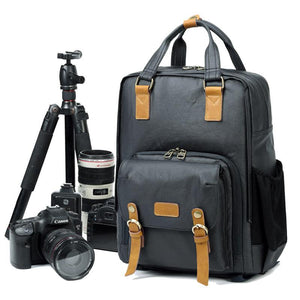 Professional Photo Bag Simple Light Canvas Fashion Backpack