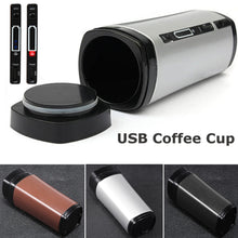 Load image into Gallery viewer, Auto Mixing Tea Coffee Cup Mug Warmer with Lid
