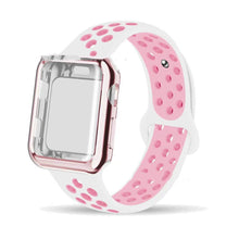 Load image into Gallery viewer, Two Tone Sports Porous Breathable Silicone Strap
