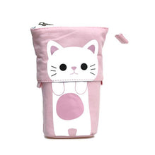 Load image into Gallery viewer, Cat Cute Fashion Portable Flexible Pencil Zipper Case
