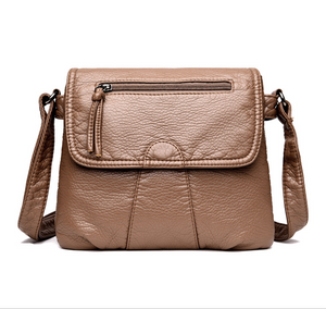 Soft PU Leather Women Messenger Bag Shoulder Bag Handbag