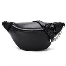 Load image into Gallery viewer, Women's PU Leather Simple Chain Shoulder Messenger Bag
