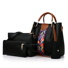 Load image into Gallery viewer, Four-piece Color Contrast Handbags For Women
