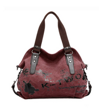 Load image into Gallery viewer, Korean Style High Quality Canvas Fashion Printing Bag
