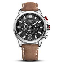 Load image into Gallery viewer, Men's Leather Sports Quartz Watch
