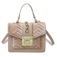 Load image into Gallery viewer, Fashion Velvet Lady's One-shoulder Small Messenger Bag
