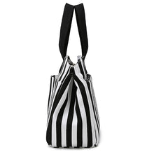 Load image into Gallery viewer, Oxford Cloth Striped Mommy Bag For Going Out
