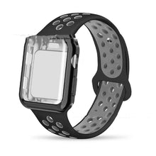 Load image into Gallery viewer, Two Tone Sports Porous Breathable Silicone Strap
