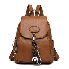 Load image into Gallery viewer, Women's Backpack Soft Leather Anti-theft Travel Backpack
