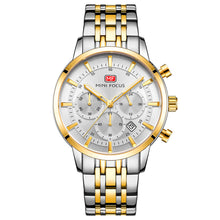 Load image into Gallery viewer, Waterproof Steel Band Large Dial Luminous Quartz Watch
